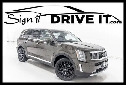 Green 2020 Kia Telluride SX for sale in Denton, TX