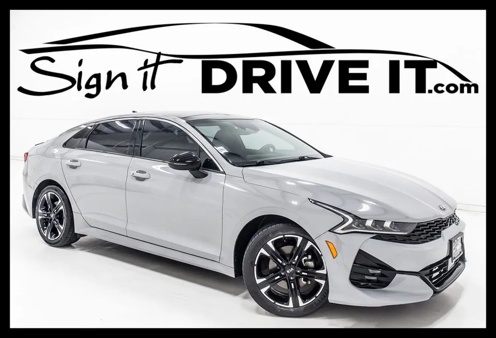 Gray 2021 Kia K5 GT-Line for sale in Denton, TX