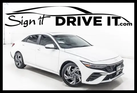 White 2025 Hyundai Elantra Limited for sale in Denton, TX