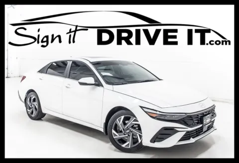 White 2025 Hyundai Elantra Limited for sale in Denton, TX