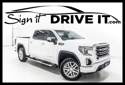 White 2021 GMC Sierra 1500 SLT for sale in Denton, TX