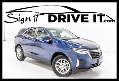 Blue 2022 Chevrolet Equinox LT for sale in Denton, TX