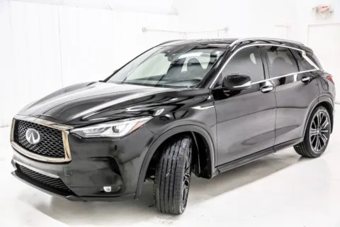 Photos of 2021 INFINITI QX50 LUXE for sale in Denton, TX at Sign It Drive It