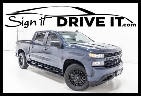 Blue 2020 Chevrolet Silverado 1500 Custom for sale in Denton, TX