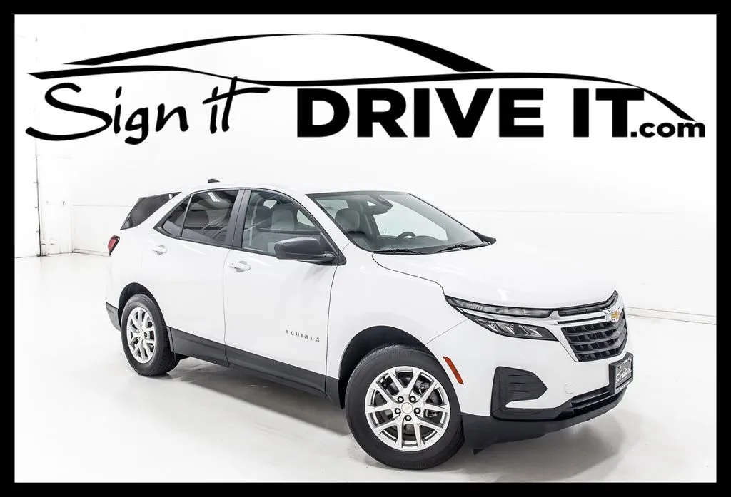 White 2023 Chevrolet Equinox LS for sale in Denton, TX