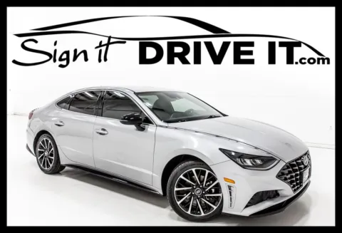 Silver 2020 Hyundai Sonata SEL Plus for sale in Denton, TX