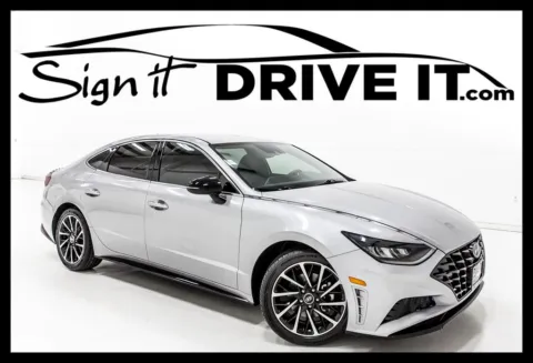Silver 2020 Hyundai Sonata SEL Plus for sale in Denton, TX