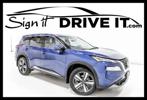 Blue 2023 Nissan Rogue SL for sale in Denton, TX
