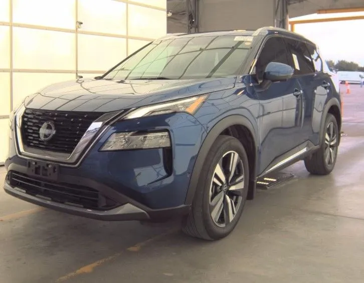 Blue 2023 Nissan Rogue SL for sale in Denton, TX