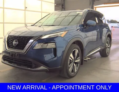 Blue 2023 Nissan Rogue SL for sale in Denton, TX