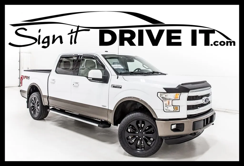 White 2016 Ford F-150 Lariat for sale in Denton, TX