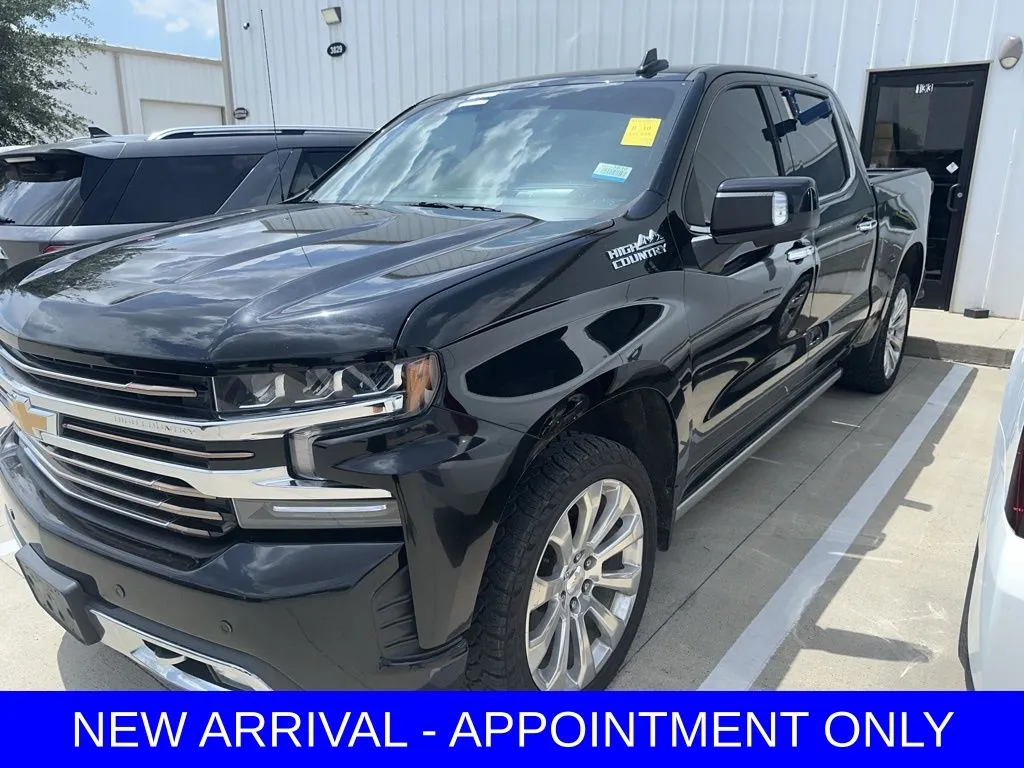 Black 2019 Chevrolet Silverado 1500 High Country for sale in Denton, TX