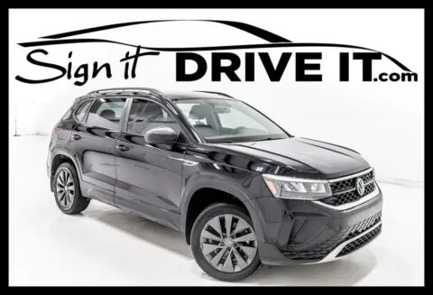 Black 2022 Volkswagen Taos 1.5T S for sale in Denton, TX