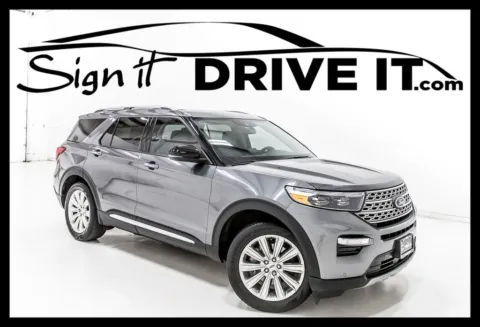 Gray 2023 Ford Explorer Limited for sale in Denton, TX