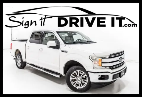 White 2018 Ford F-150 Lariat for sale in Denton, TX