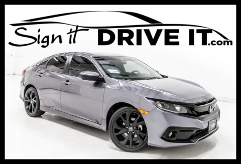 Gray 2020 Honda Civic Sport for sale in Denton, TX