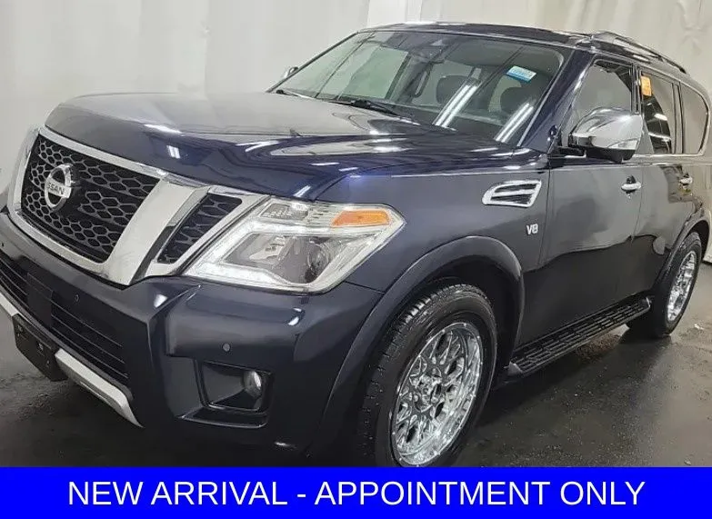 Blue 2019 Nissan Armada Platinum for sale in Denton, TX