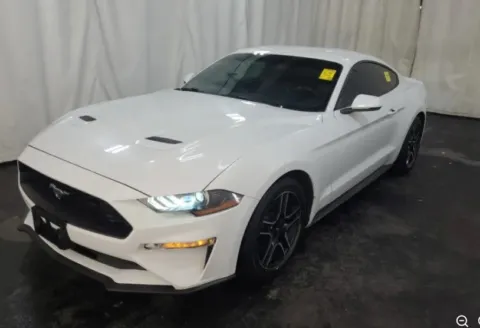 White 2020 Ford Mustang EcoBoost Premium for sale in Denton, TX