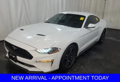 White 2020 Ford Mustang EcoBoost Premium for sale in Denton, TX