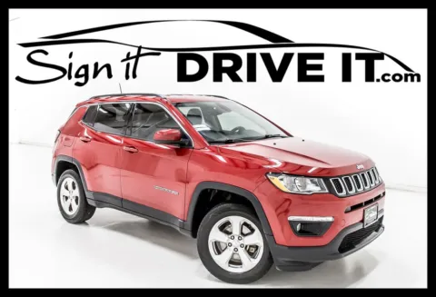 Red 2018 Jeep Compass Latitude for sale in Denton, TX