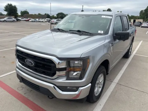Silver 2023 Ford F-150 XLT for sale in Denton, TX
