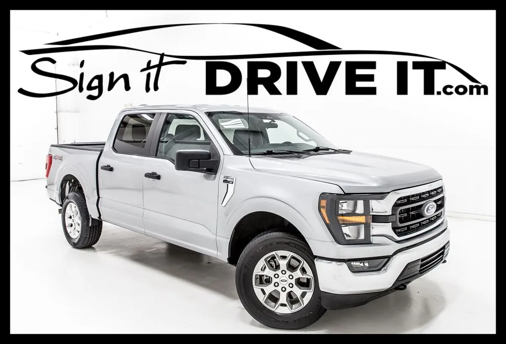Silver 2023 Ford F-150 XLT for sale in Denton, TX