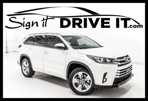 White 2017 Toyota Highlander Limited for sale in Denton, TX