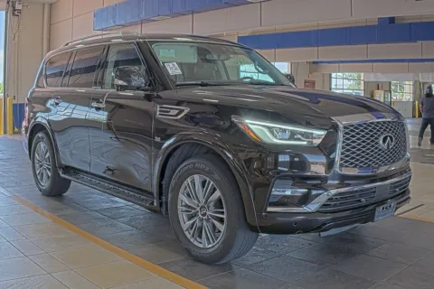 Another view of 2019 INFINITI QX80 LUXE for sale in Denton, TX at Sign It Drive It
