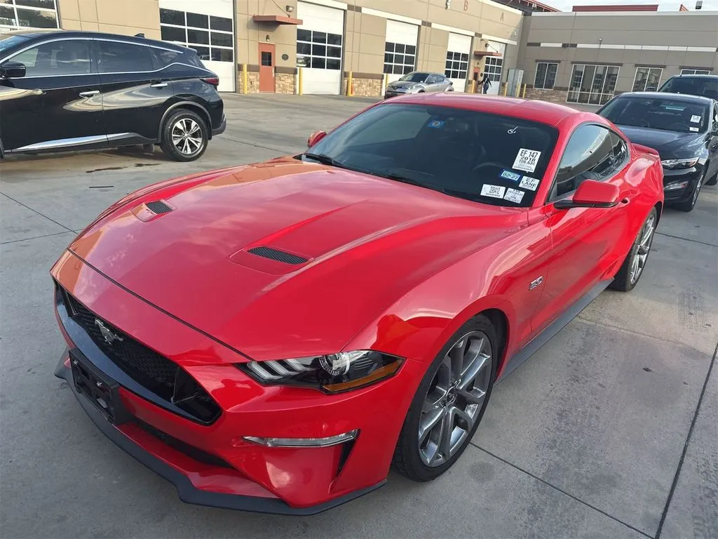 Red 2018 Ford Mustang GT Premium for sale in Denton, TX