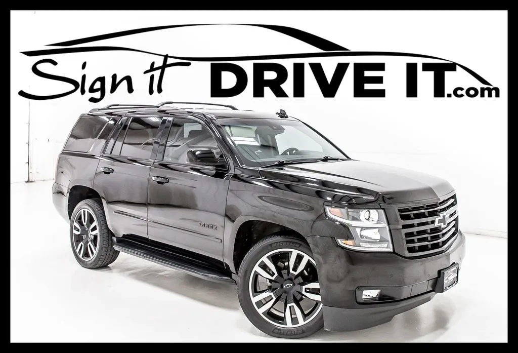 Black 2019 Chevrolet Tahoe Premier for sale in Denton, TX