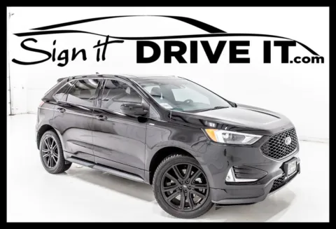 Black 2022 Ford Edge ST Line for sale in Denton, TX
