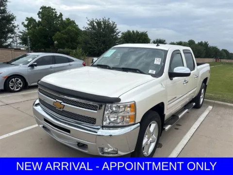 White 2013 Chevrolet Silverado 1500 LT for sale in Denton, TX