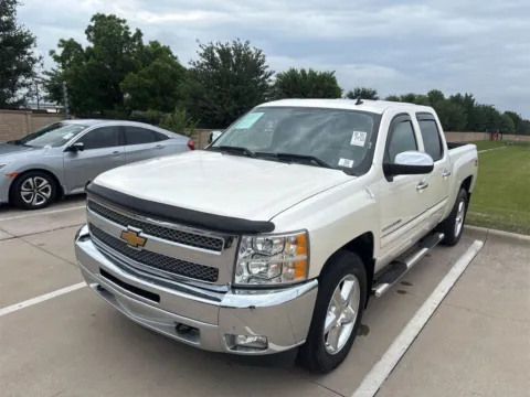 White 2013 Chevrolet Silverado 1500 LT for sale in Denton, TX