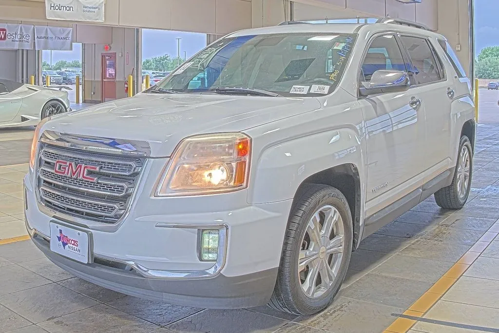 White 2016 GMC Terrain SLT for sale in Denton, TX
