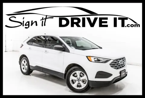 White 2021 Ford Edge SE for sale in Denton, TX