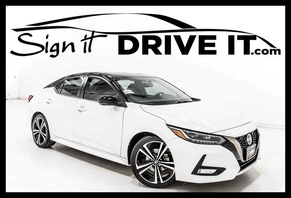 White 2021 Nissan Sentra SR for sale in Denton, TX