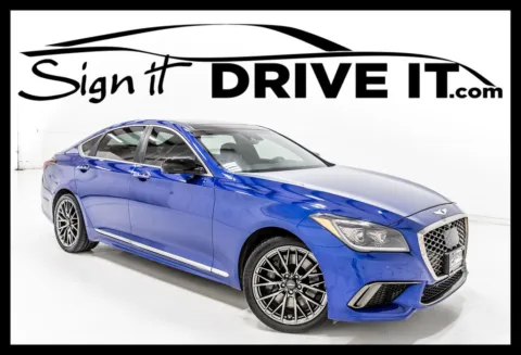 Blue 2020 Genesis G80 3.3T Sport for sale in Denton, TX