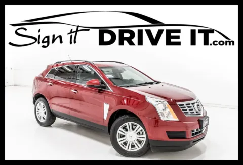 Red 2015 Cadillac SRX for sale in Denton, TX