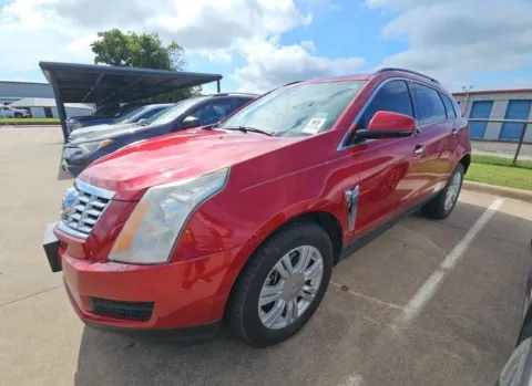 Red 2015 Cadillac SRX for sale in Denton, TX