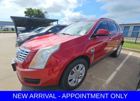 Red 2015 Cadillac SRX for sale in Denton, TX