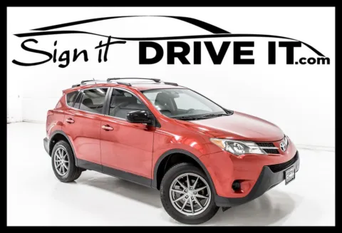 Red 2013 Toyota RAV4 LE for sale in Denton, TX
