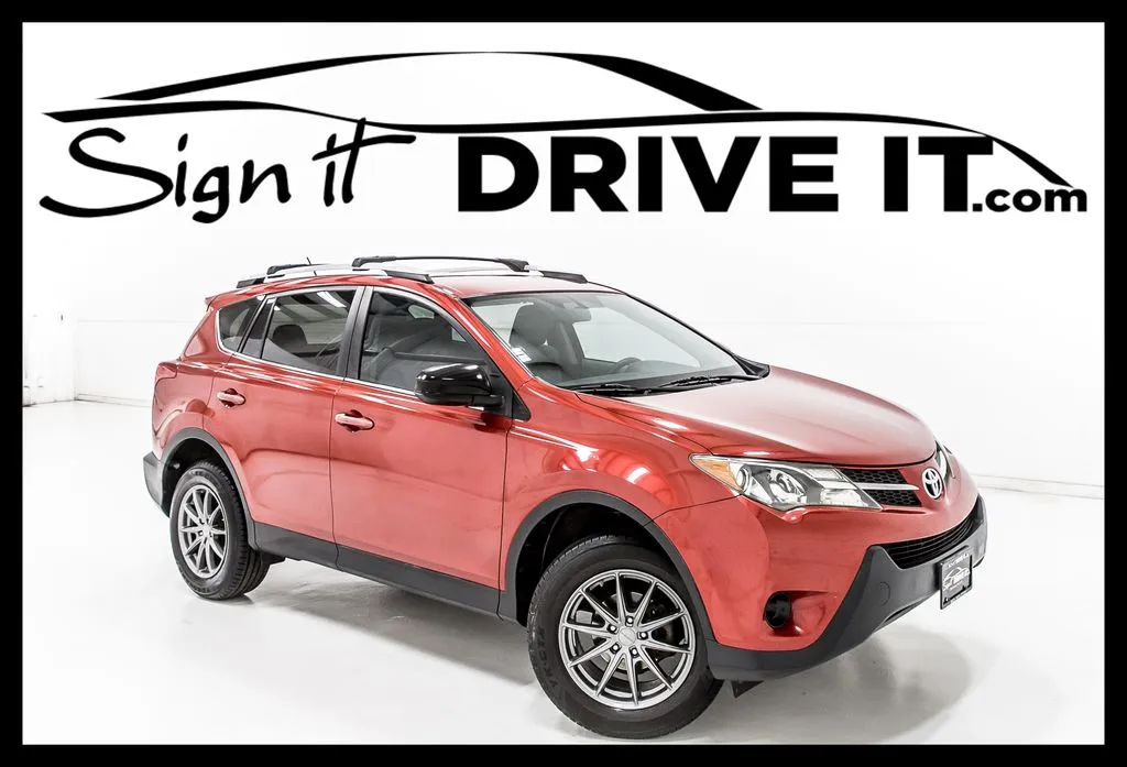 Red 2013 Toyota RAV4 LE for sale in Denton, TX