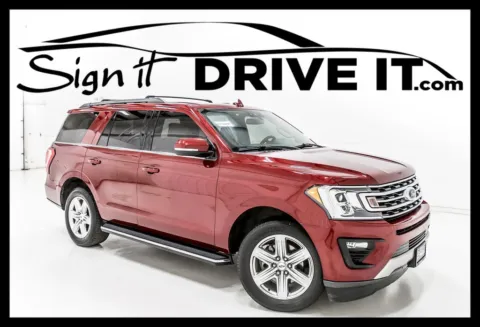 Red 2019 Ford Expedition XLT for sale in Denton, TX
