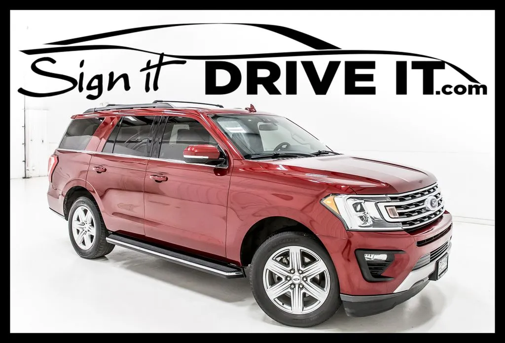 Red 2019 Ford Expedition XLT for sale in Denton, TX