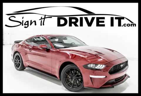 Red 2018 Ford Mustang EcoBoost for sale in Denton, TX