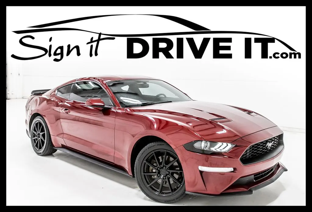 Red 2018 Ford Mustang EcoBoost for sale in Denton, TX