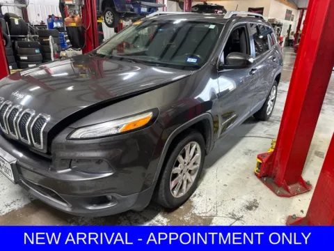 Gray 2014 Jeep Cherokee Limited for sale in Denton, TX