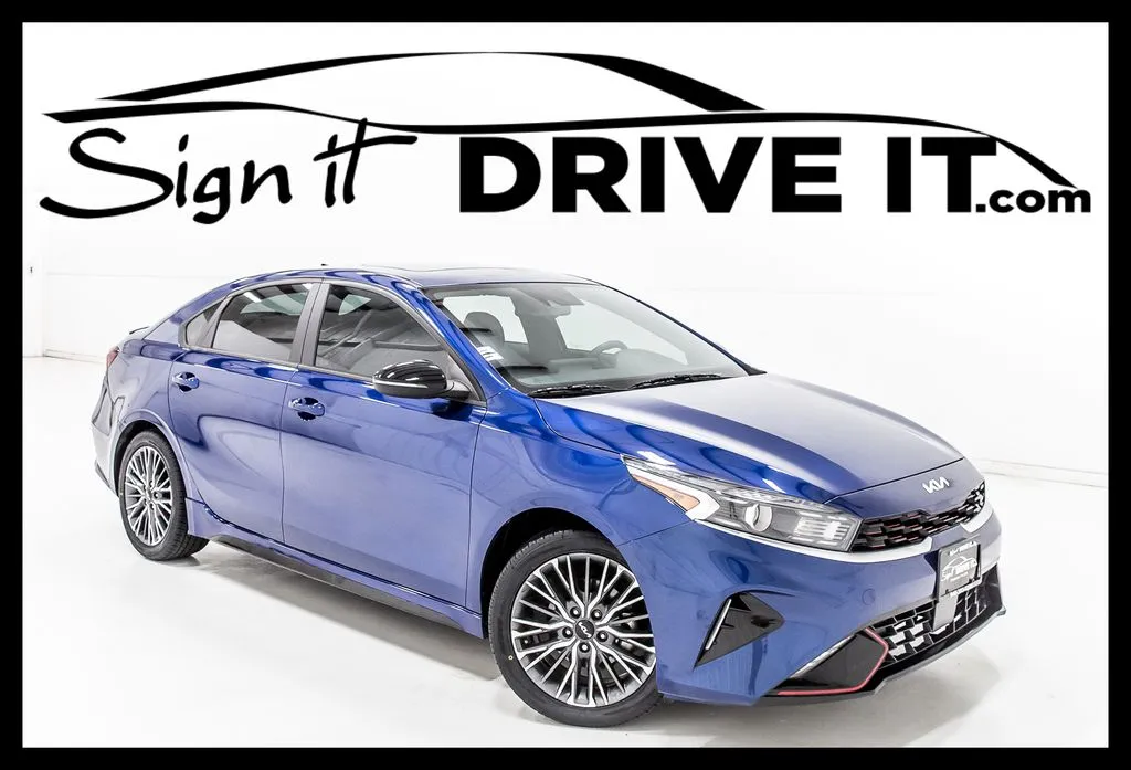 Blue 2024 Kia Forte GT-Line for sale in Denton, TX