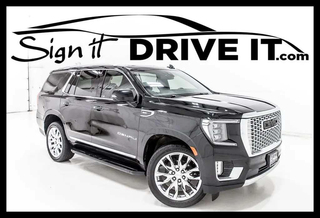 Black 2021 GMC Yukon Denali for sale in Denton, TX