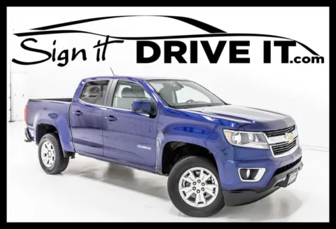 Blue 2017 Chevrolet Colorado LT for sale in Denton, TX